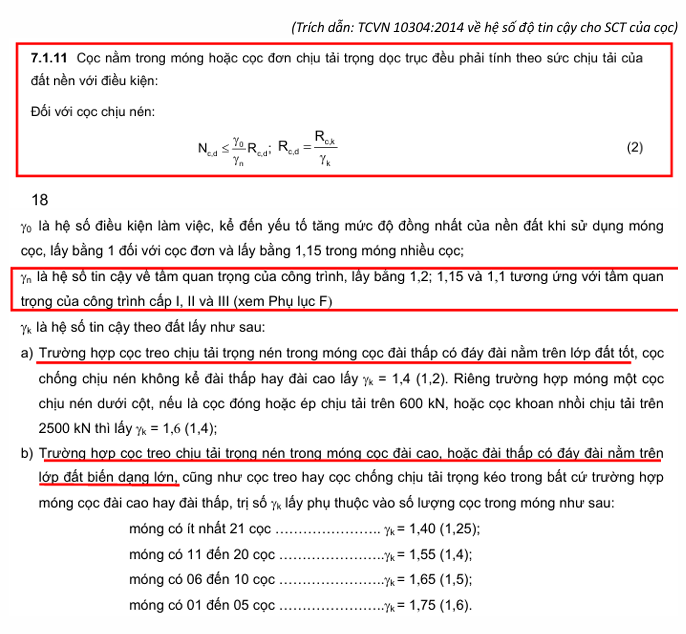 TÍNH SCT CỌC THEO CHỈ SỐ SPT – TCVN 10304:2025 CÓ GÌ MỚI?