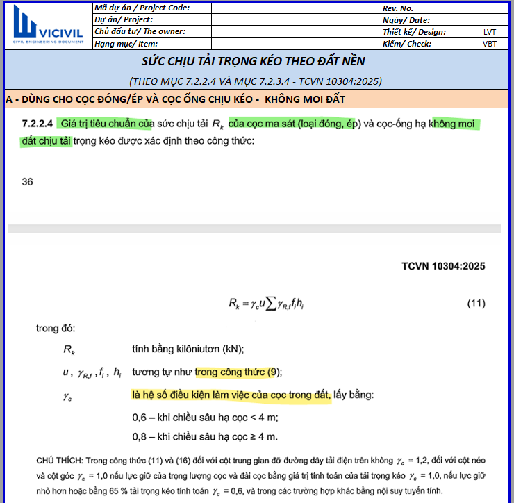 SƠ BỘ SCT CỌC CHỊU KÉO THEO ĐẤT NỀN_TCVN 10304:2025 - EXCEL 105