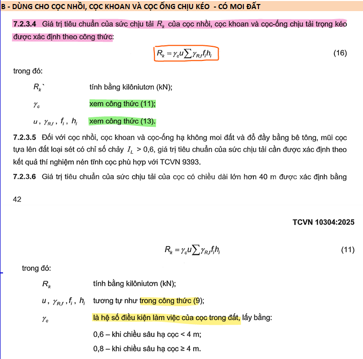 SƠ BỘ SCT CỌC CHỊU KÉO THEO ĐẤT NỀN_TCVN 10304:2025 - EXCEL 105