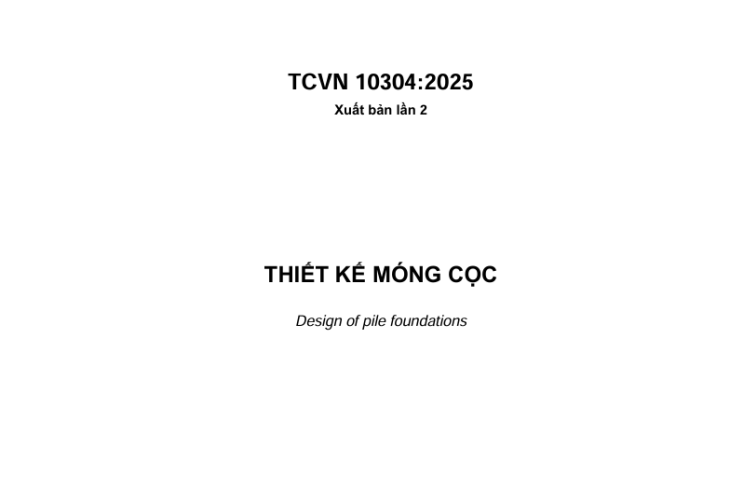 LƯU Ý TCVN 10304:2025 VỀ TÍNH SCT CỌC THEO CHỈ SỐ SPT