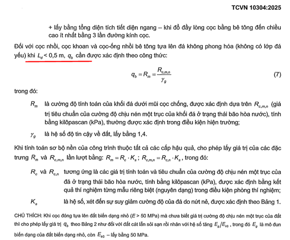 UPDATE_MÓNG ĐƠN TRÊN NỀN ĐÁ THEO TCVN 10304:2025 – EXCEL 108