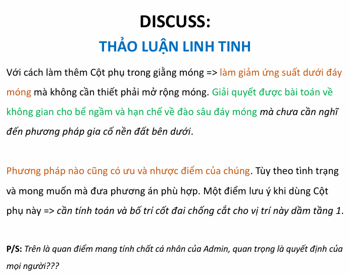 LÀM THẾ NÀO ĐỂ GIẢM ỨNG SUẤT DƯỚI ĐÁY MÓNG NÔNG?