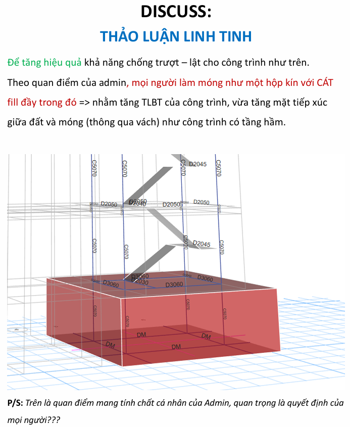 LÀM GÌ ĐỂ TĂNG CHỐNG TRƯỢT – LẬT CHO CÔNG TRÌNH TRÊN MÓNG NÔNG?