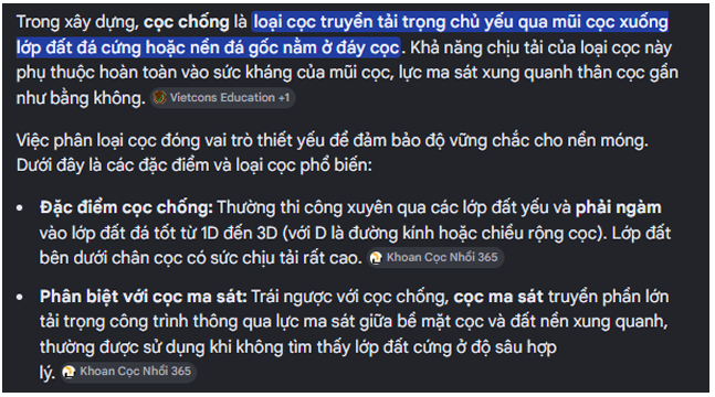 MŨI CỌC CẮM VÀO LỚP ĐÁ TÍNH SCT CỌC THEO SPT RA SAO?