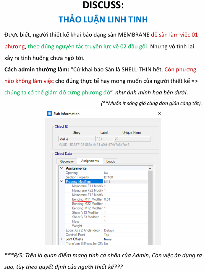 PHẢN LỰC CHÂN CỘT RA BẤT THƯỜNG TRONG ETABS, DO ĐÂU?